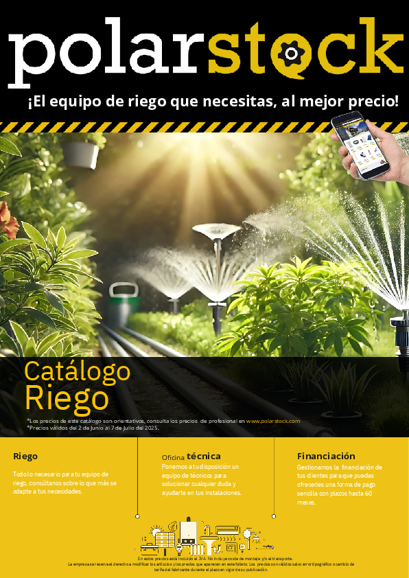Catálogo Riego válido 07-07-2025